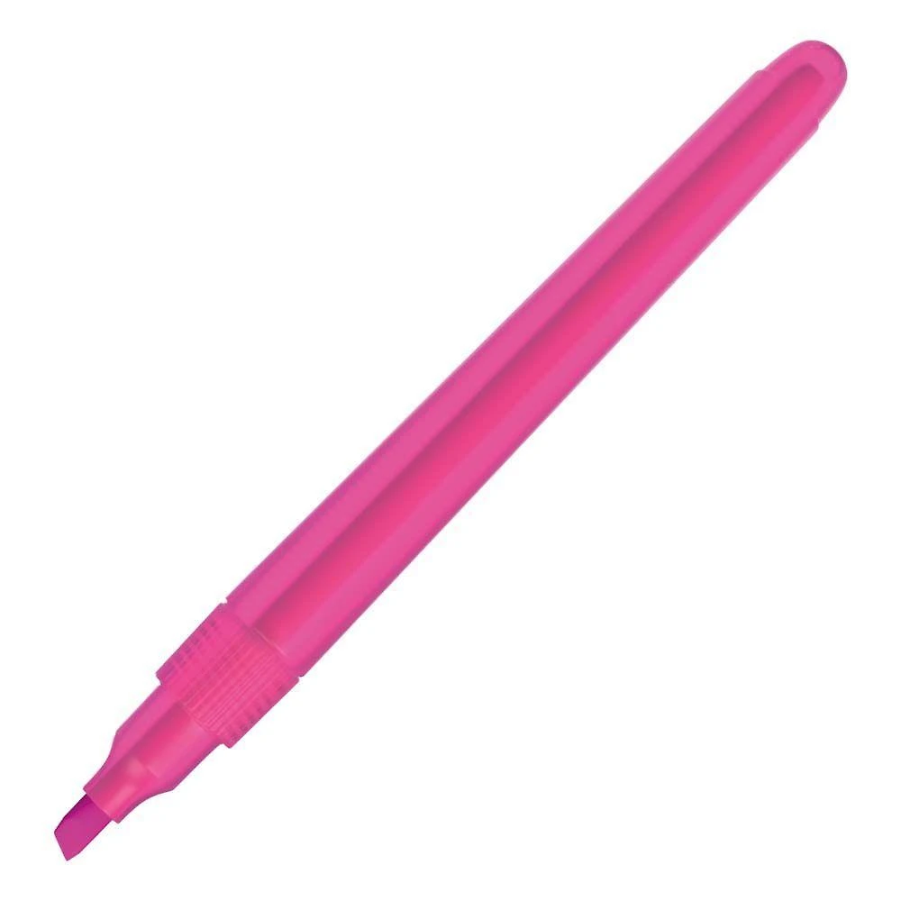Marca Texto Cis Neon Lumini Lite com Tinta de Secagem Rápida Resistente a Borrões Rosa
