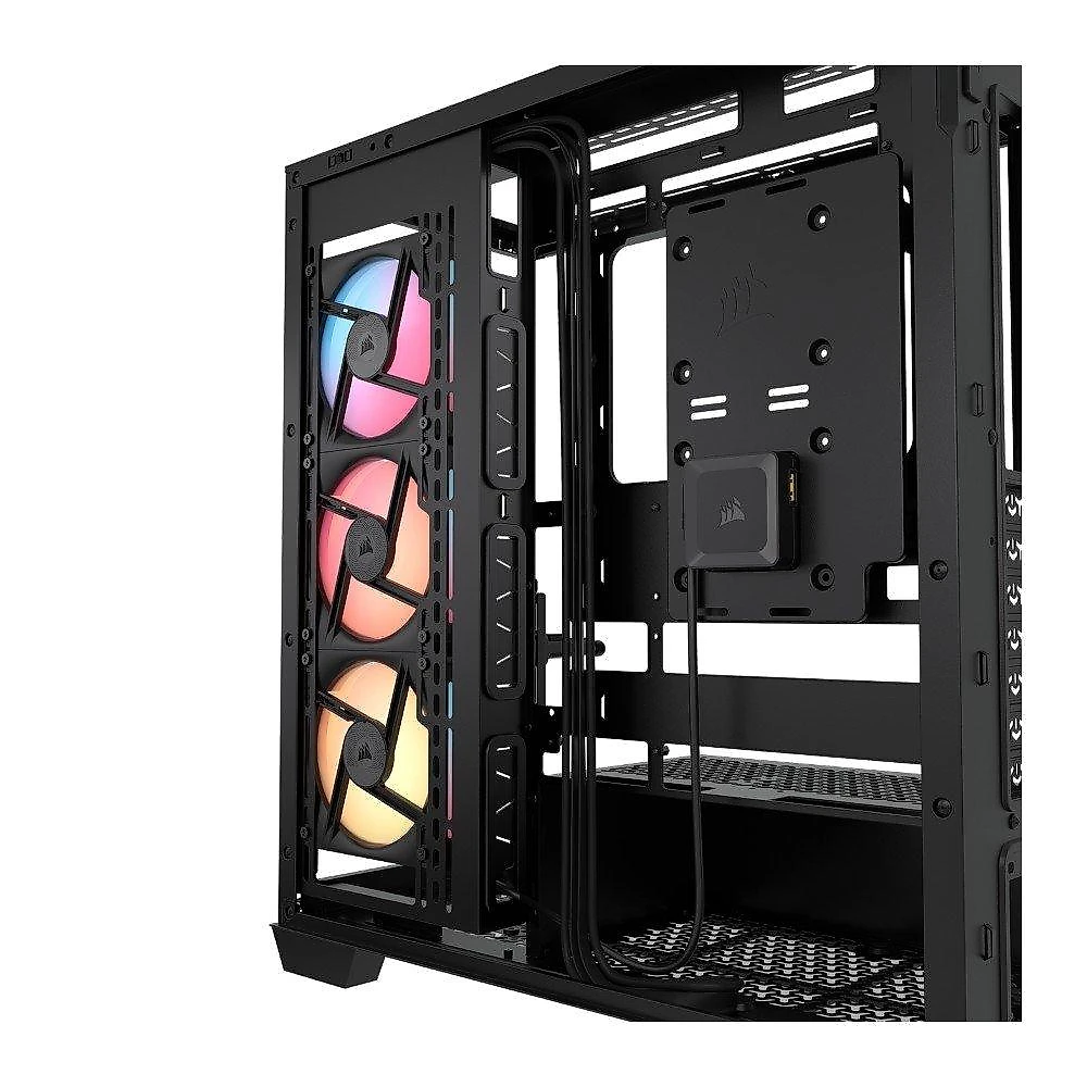 Gabinete Gamer Corsair 3500X LX-R, Mid-Tower, Vidro Temperado, 3 Fans LX120 RGB Inclusas, iCUE LINK, Preto - CC-9011324-WW