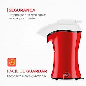 Pipoqueira Mondial PopFlix PP-03 - Vermelha 110V