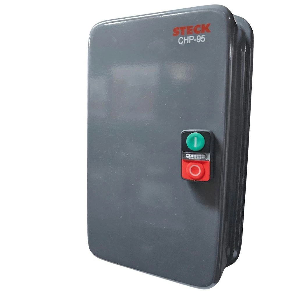 Chave de Partida Direta Trifásica Steck CHP95 com Contator SK1 380V 30CV IP54