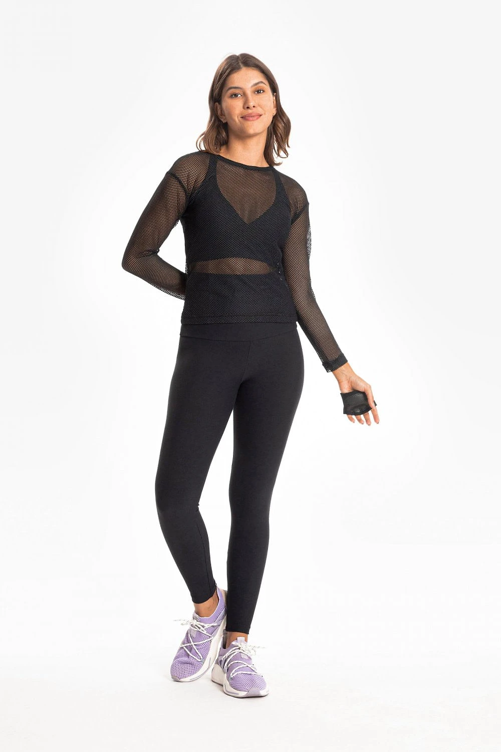 Blusa Sportif Mesh - Preto - LIVE!
