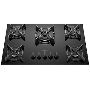 Cooktop a Gás 5 Bocas Dako Supreme com Queimador Tripla Chama Preto