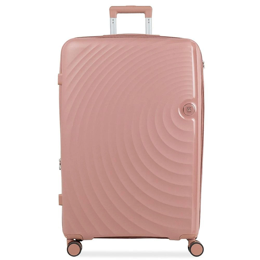 Mala de viagem grande 32kg polipropileno 4 rodas cartagena rosé g