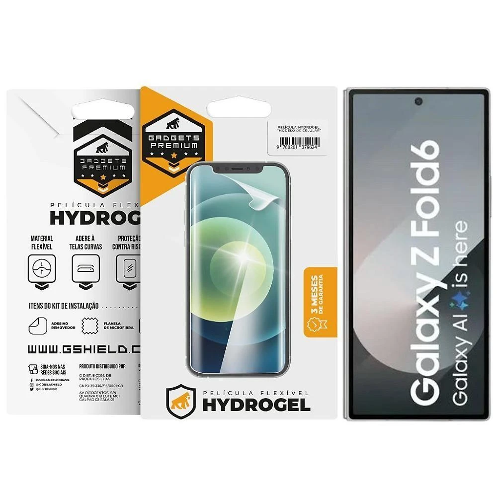 Película Para Samsung Galaxy Z Fold 6 - Hydrogel Gamer Fosca - Gshield