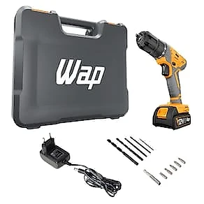Parafusadeira e Furadeira WAP WF12K3.2 Bateria 12V Bivolt