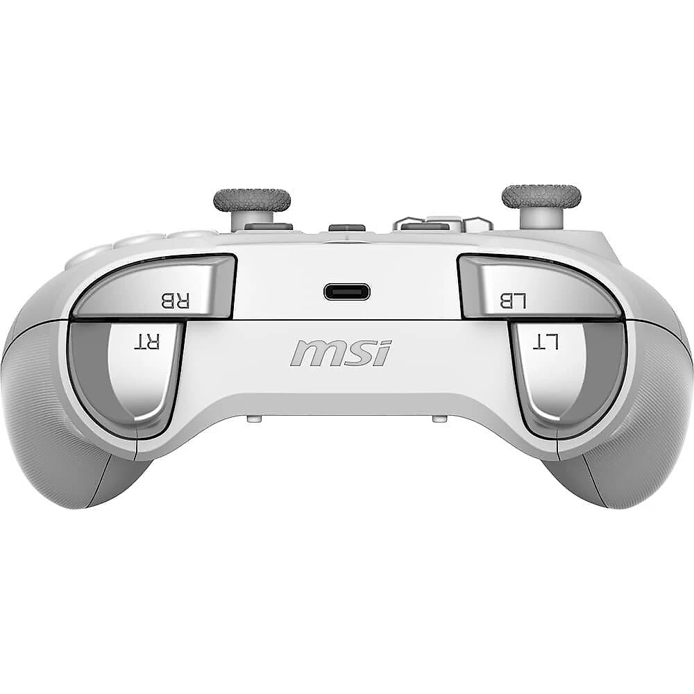 Controle Gamer Sem Fio MSI Force GC300 Wireless White, 2.4GHz, Bluetooth, USB2.0 Tipo-C, PC e Android, Branco - FORCEGC300WW
