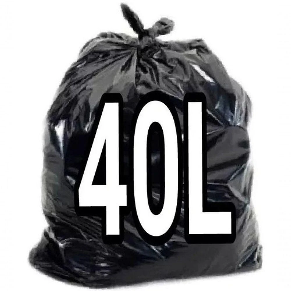 Saco para Lixo 40 Litros com 100 Unidades para Descarte Higipack