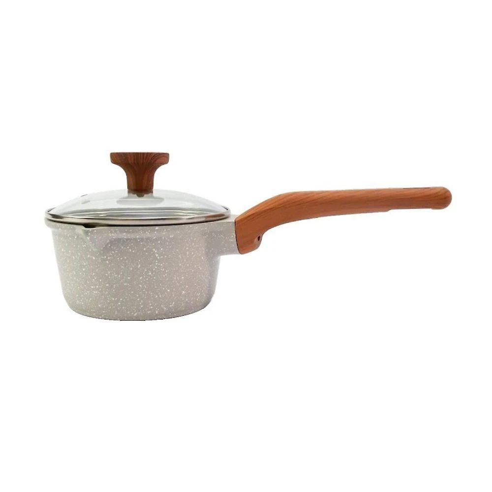 Panela Antiaderente Temperatti Bianco Cerâmica 16CM Indução Branco Javali