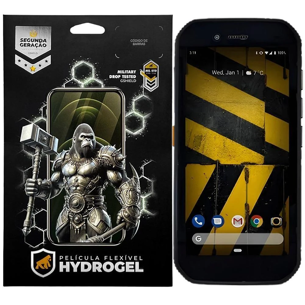 Película de Tela Gshield Hydrogel Gamer Fosca para Cat Caterpillar S42 com Proteção Transparente 1