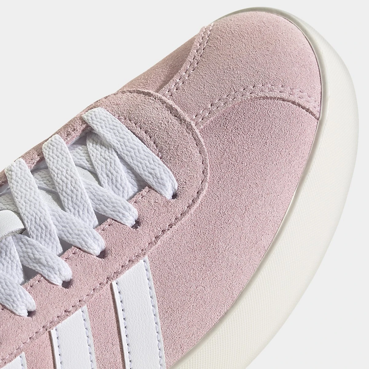 Tênis Couro Adidas Vl Court 3 0 Feminino Rosa+Branco - 34