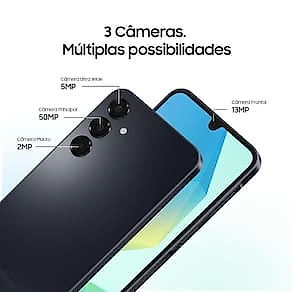 Smartphone Samsung Galaxy A16 Verde Claro, 256GB, 8GB RAM, Câmera de até 50MP, Tela 6.7", NFC, IP54, Bateria 5000 mAh e Processador Helio G99 CEL. SAMS GALAXY A16 4G 256GB VERDE CLARO