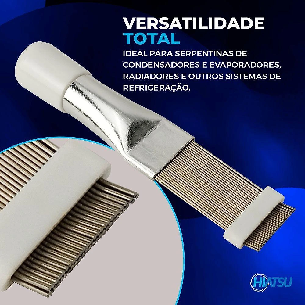 Pente Para Aletas De Metal Fsh-352 Hiatsu Ferramenta Para Refrigeração 3 Unidades