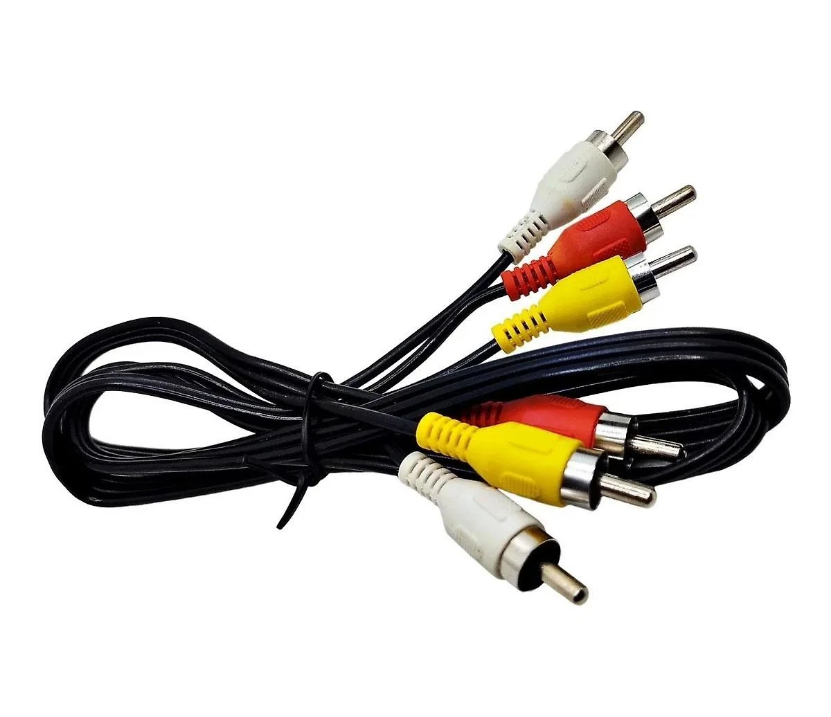 Miniatura Chave Seletora De Áudio E Vídeo Chaveador Rca + Cabo Av