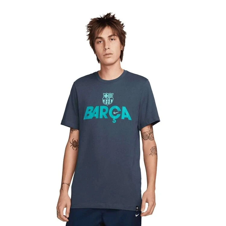 Camiseta Nike FCB Mercurial - Marinhoazul - MARINHO/AZUL