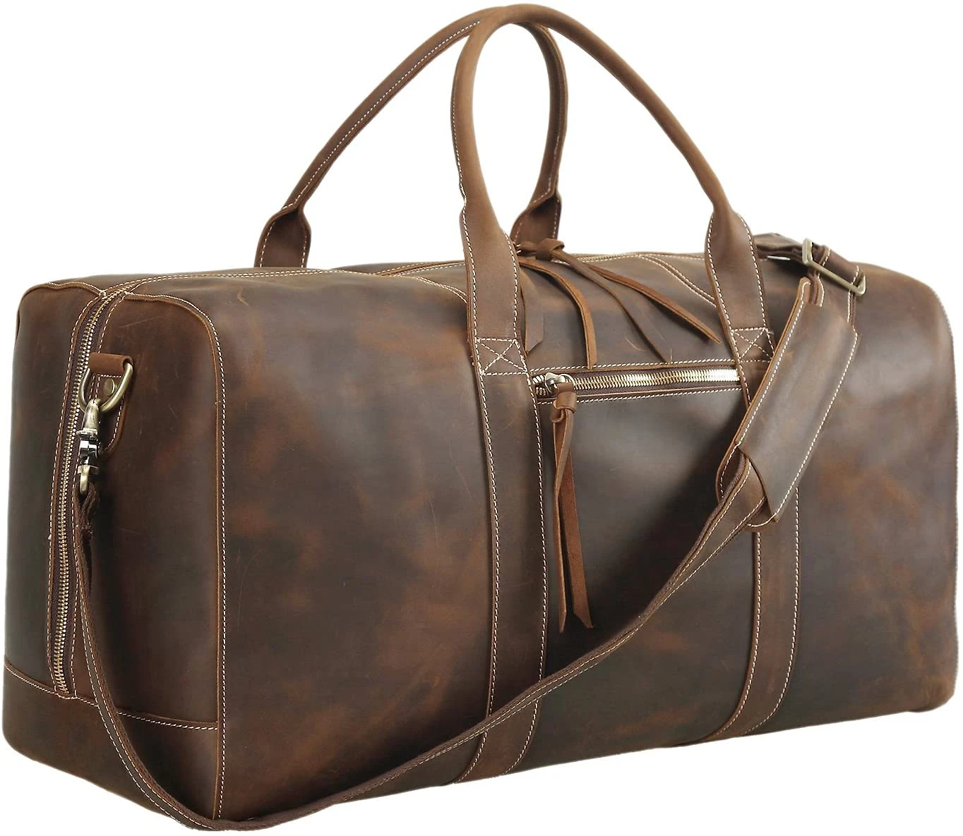 Polare Bolsa de Viagem Masculina 58 cm Clássica de Couro