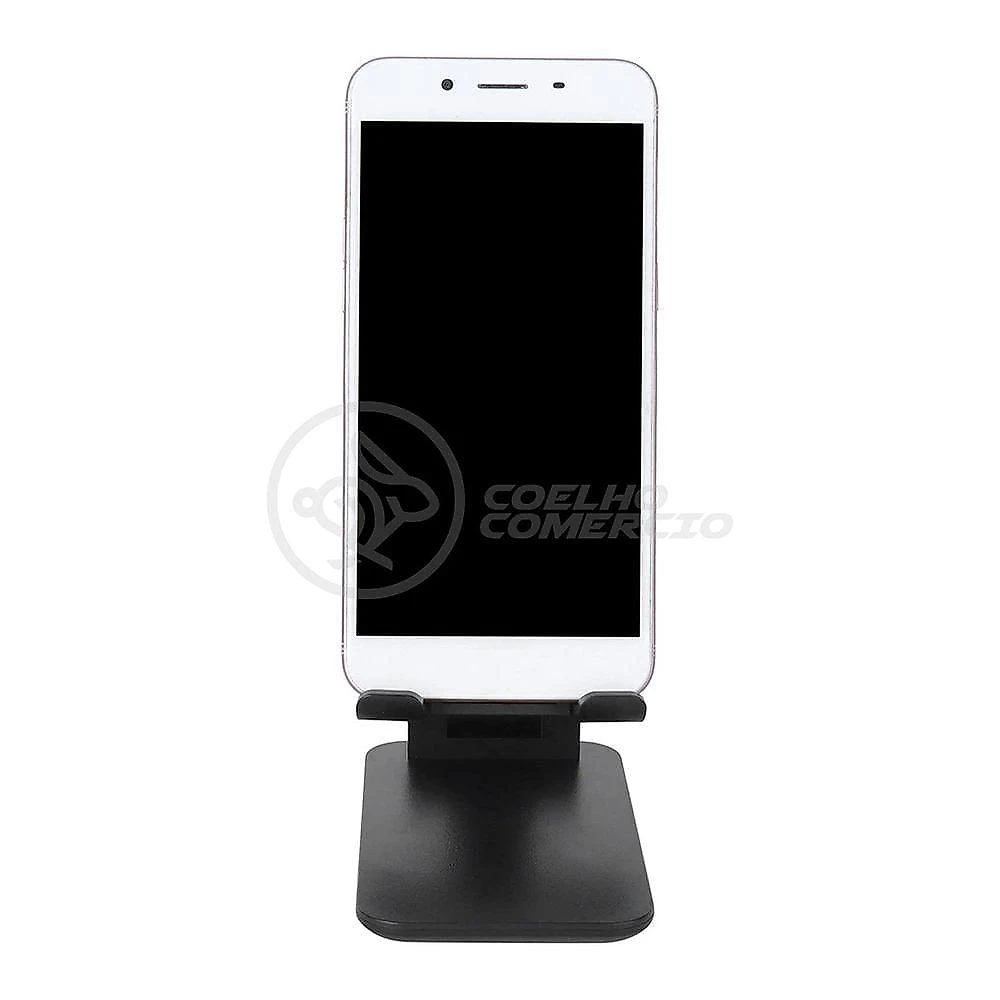 Suporte Para Celular De Mesa Ajustável Preto
