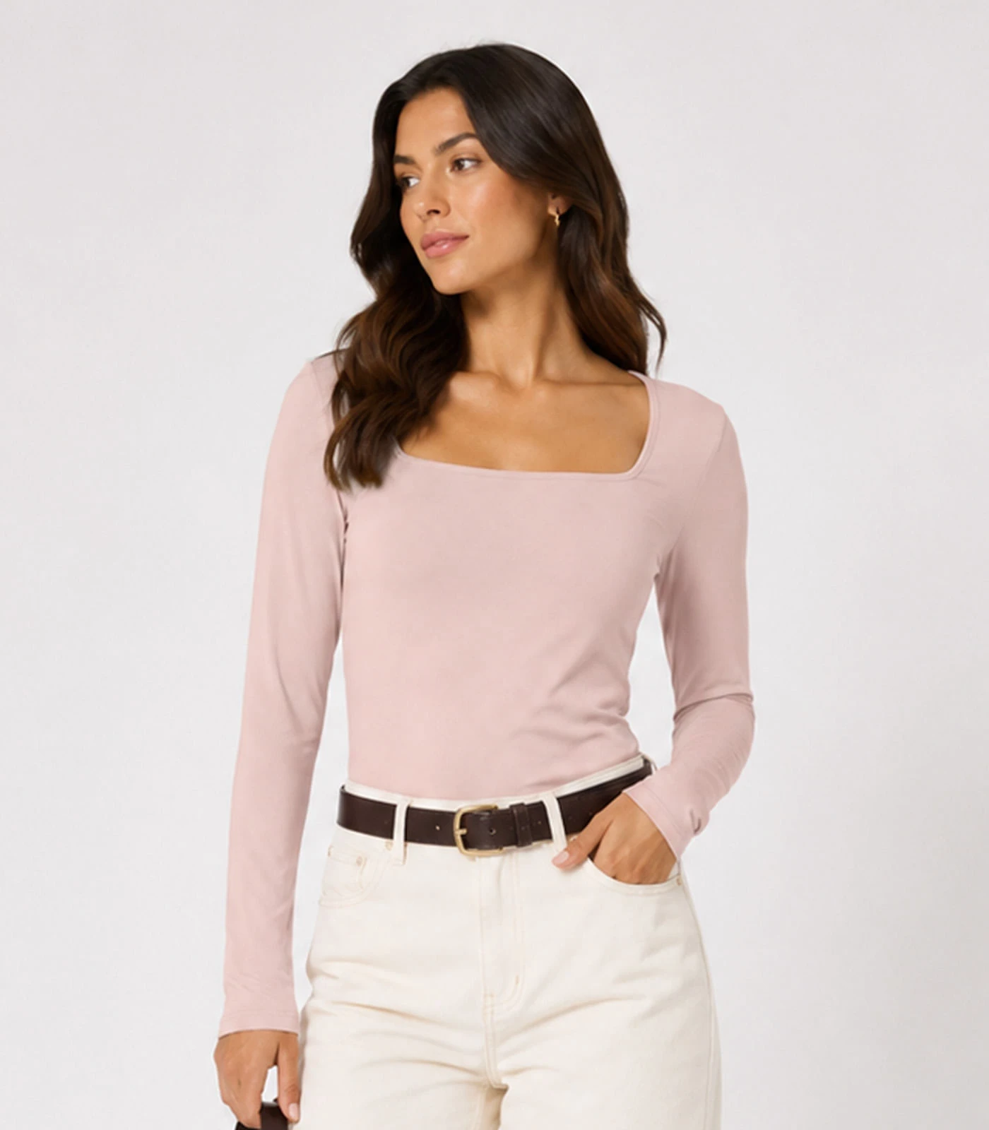 Blusa Manga Longa Feminina Infinita Cor Rosa