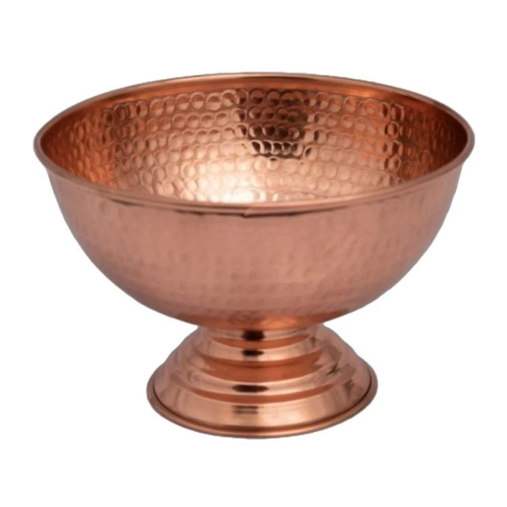 Champanheira Balde de Gelo Metal Arte 019G-M.Arte Cobre Funda com Pé 10L