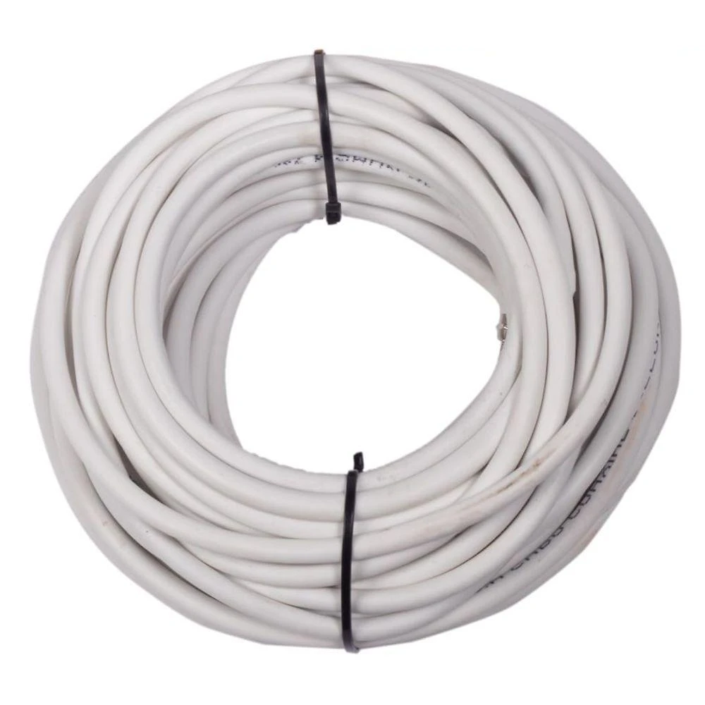 Cabo Coaxial Foxlux RG6 95% Transmissao de Sinal Blindagem 95%