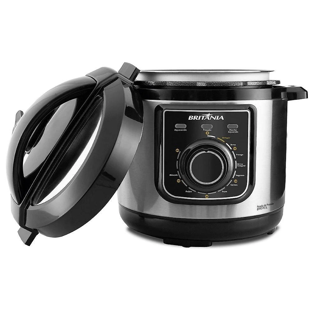 Panela Pressão Multifuncional Bpp01pi 700W Britânia 3L 220V