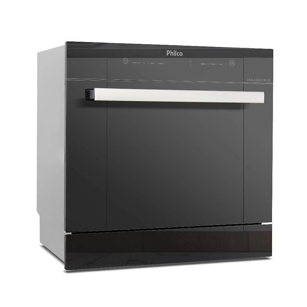 Lava louça philco 10 serviços preto espelhado 127v pll10