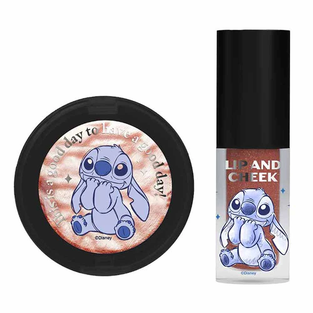Kit Cia Beauty Pó Iluminador + Gloss Lip & Cheek - Stitch