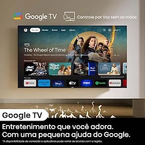 Smart TV 75" UHD 4K QLED Hisense 75Q6N Google TV com HDR10+, Dolby Atmos, Modo Esporte, Modo Jogo Plus e Compatível com Alexa