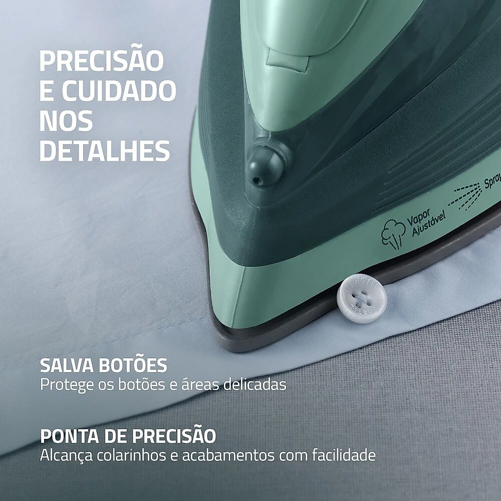 Ferro a Vapor Mondial Verde 1800W - FVN-02-G 127V