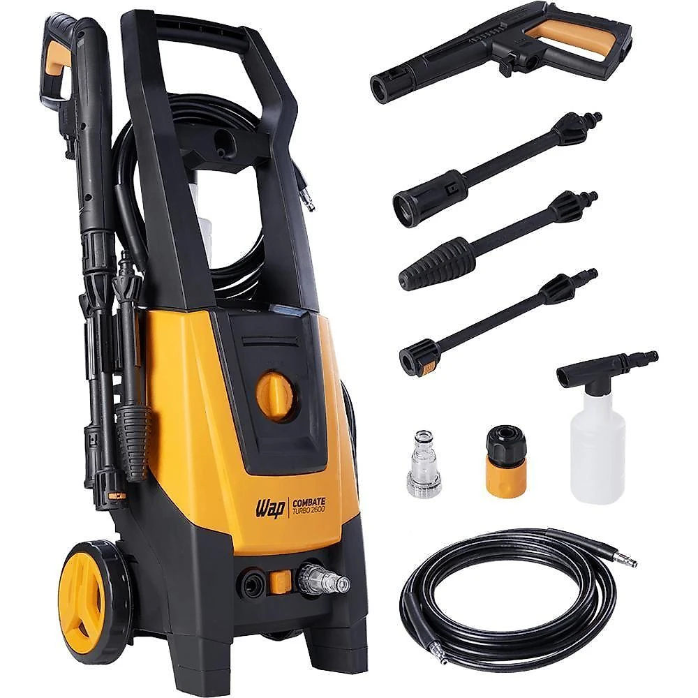 WAP Combate Turbo 2600 Lavadora de Alta Pressão 1700W 2100 PSI 220V com Bico Regulável