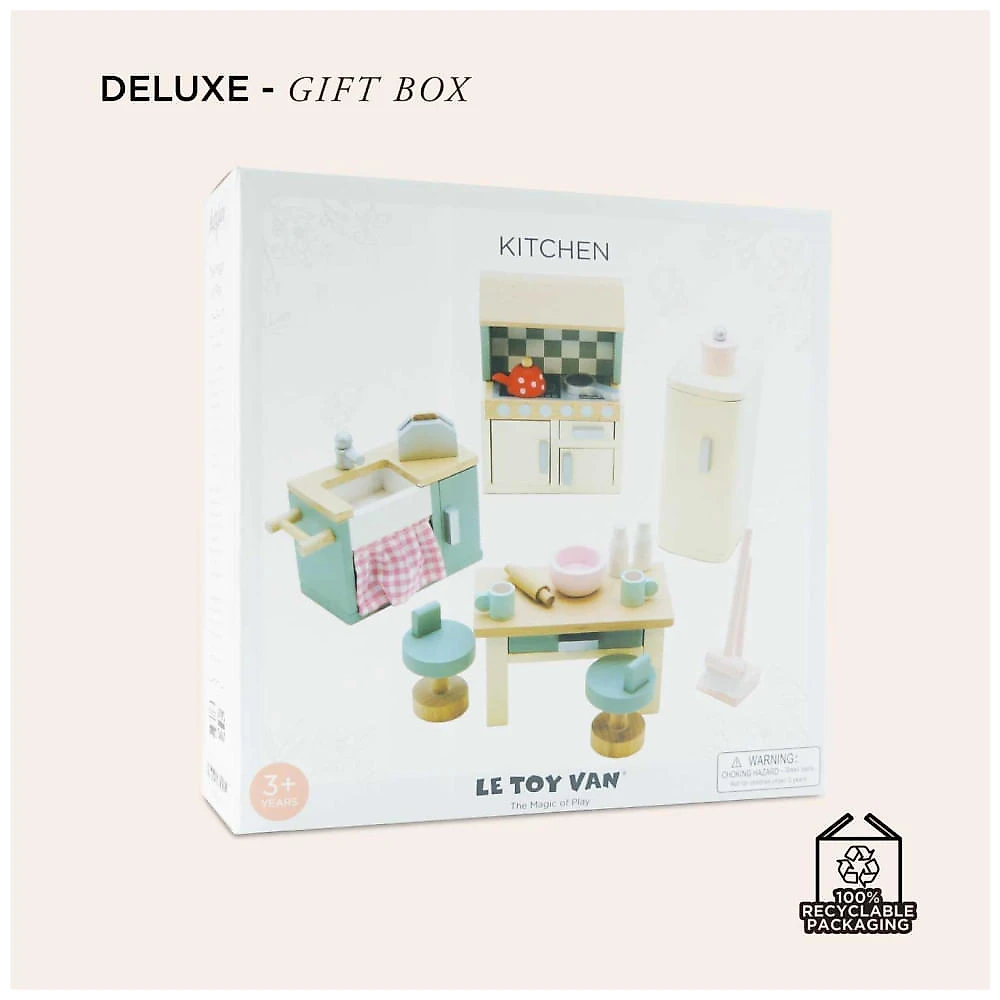 Conjunto de Móveis para cozinha de Casa de Bonecas Le Toy Van Daisylane ME059 110v
