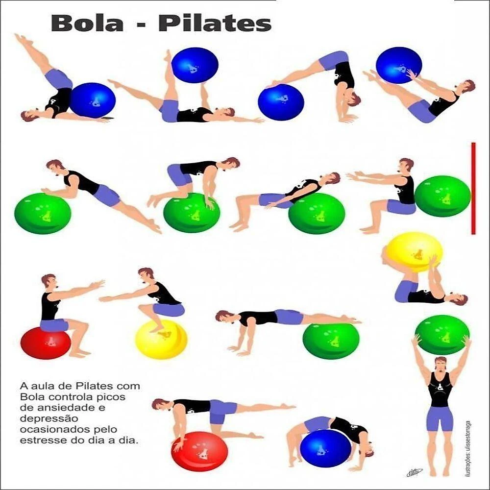Bola Pilates Yoga Funcional 75cm Suica Fisioterapia Suporta 180kg Premium Treine Com Seguranca E Qualidade