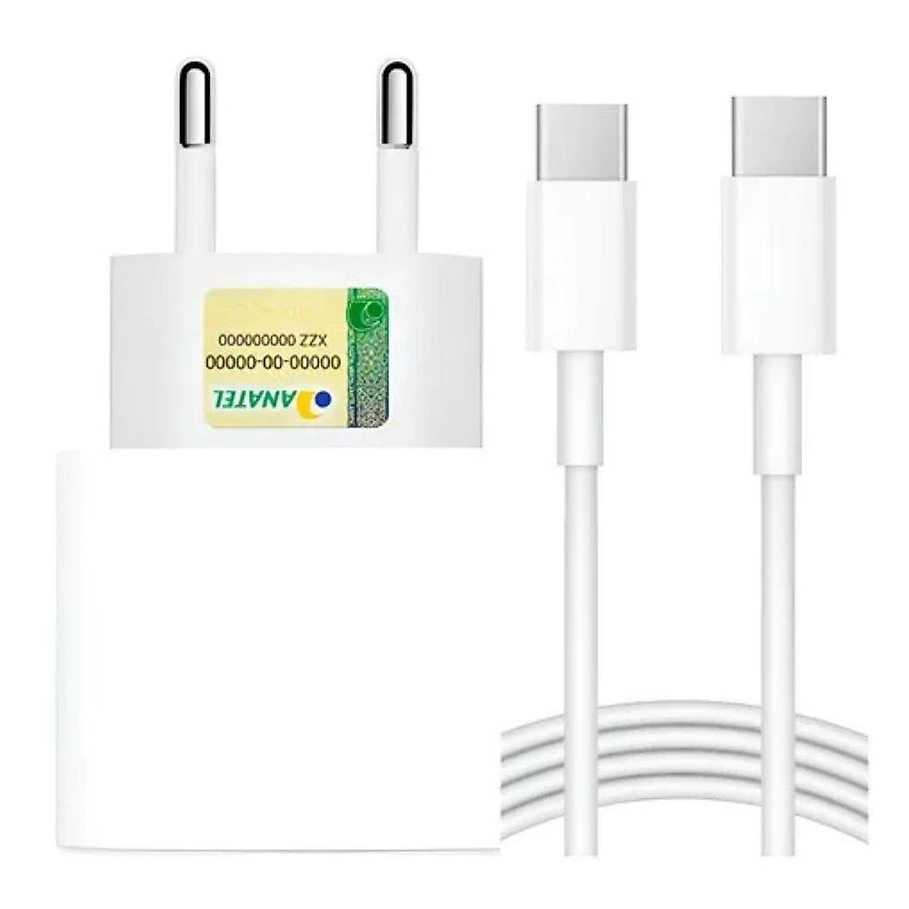 Fonte de Carregamento para Smartphone MDM Super Rápido 20W Turbo Bivolt Branco 1 Peça