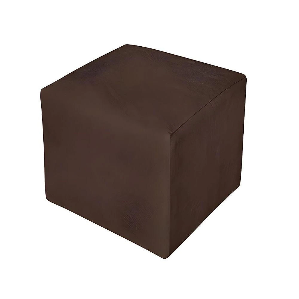 Poltrona Amamentação Com Balanço E Puff Luxo Suede Manuela Marrom