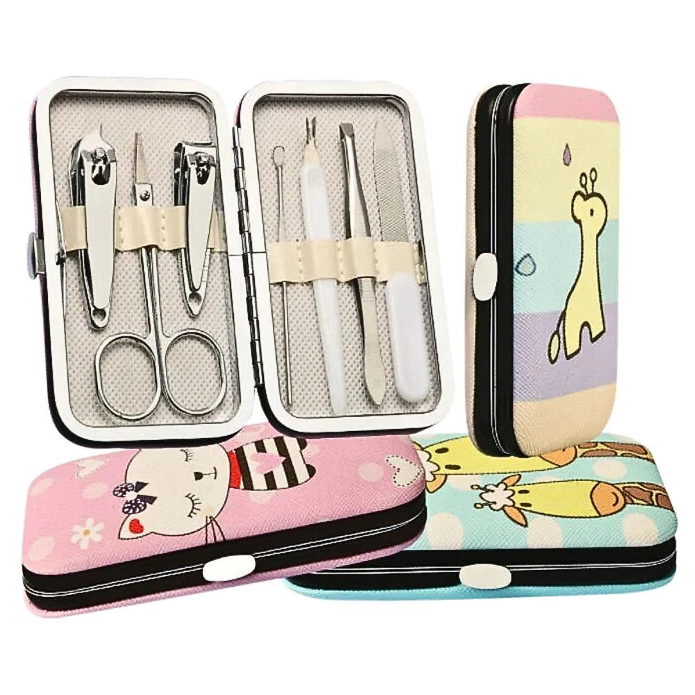 Kit Cortador De Unhas 07 Em 1 Conjunto De Manicure Pedicure