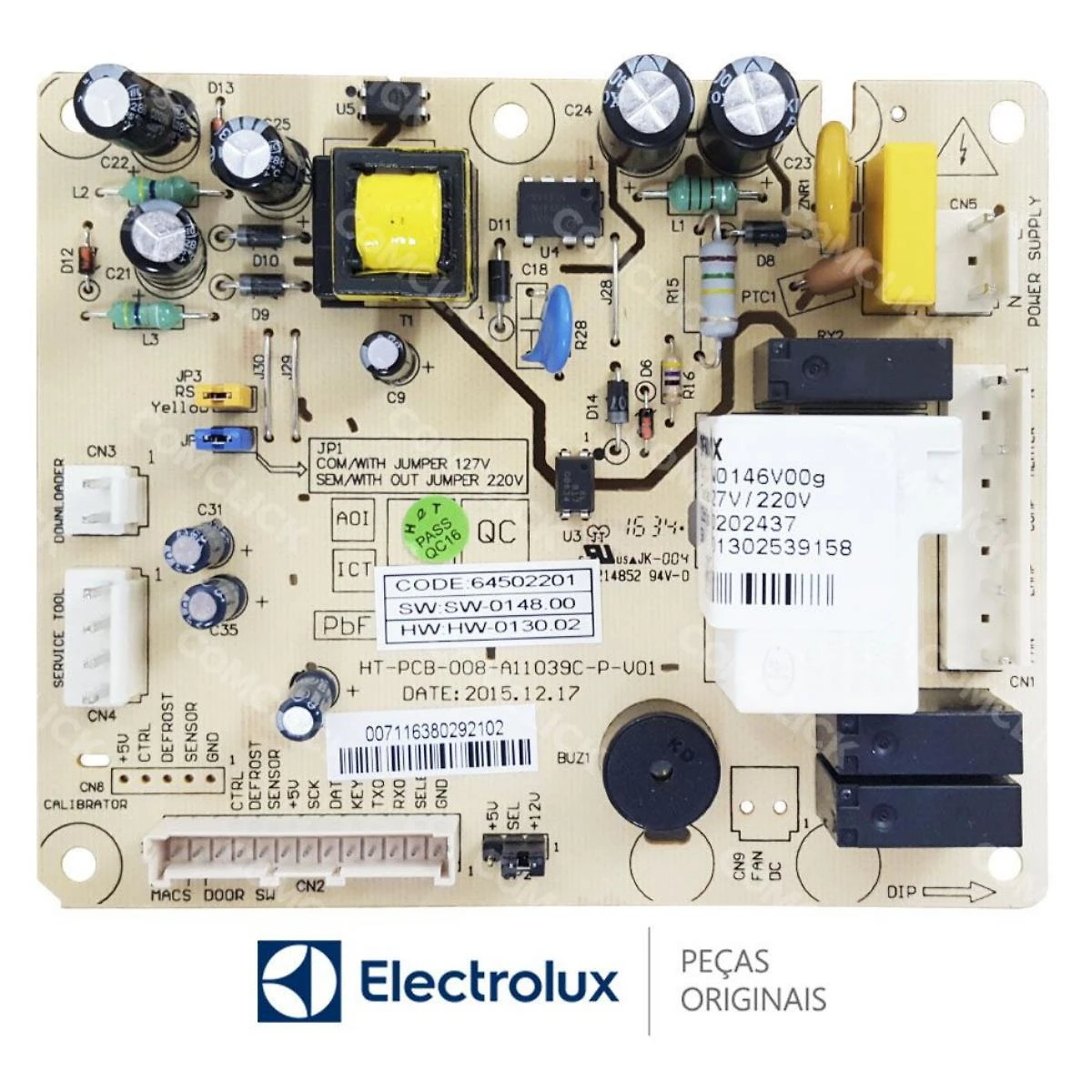Miniatura Placa Geladeira Df80/Df80X Electrolux - 70202437