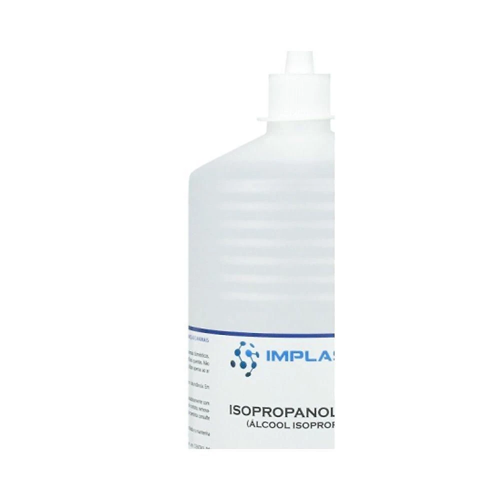 Solvente Isopropanol 70% e 99,8% com Alta Solvência e Bico Aplicador Transparente Implastec