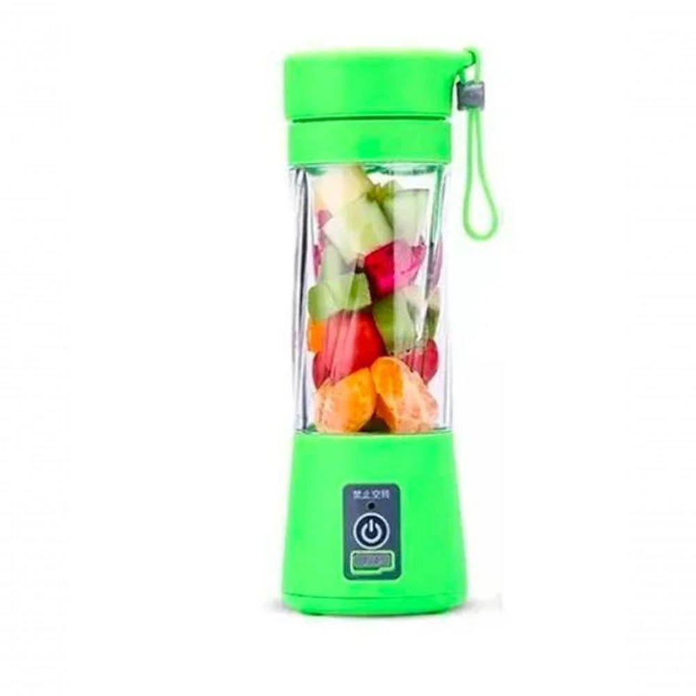 Mini Mixer Liquidificador Portátil Usb Recarregável - Verde