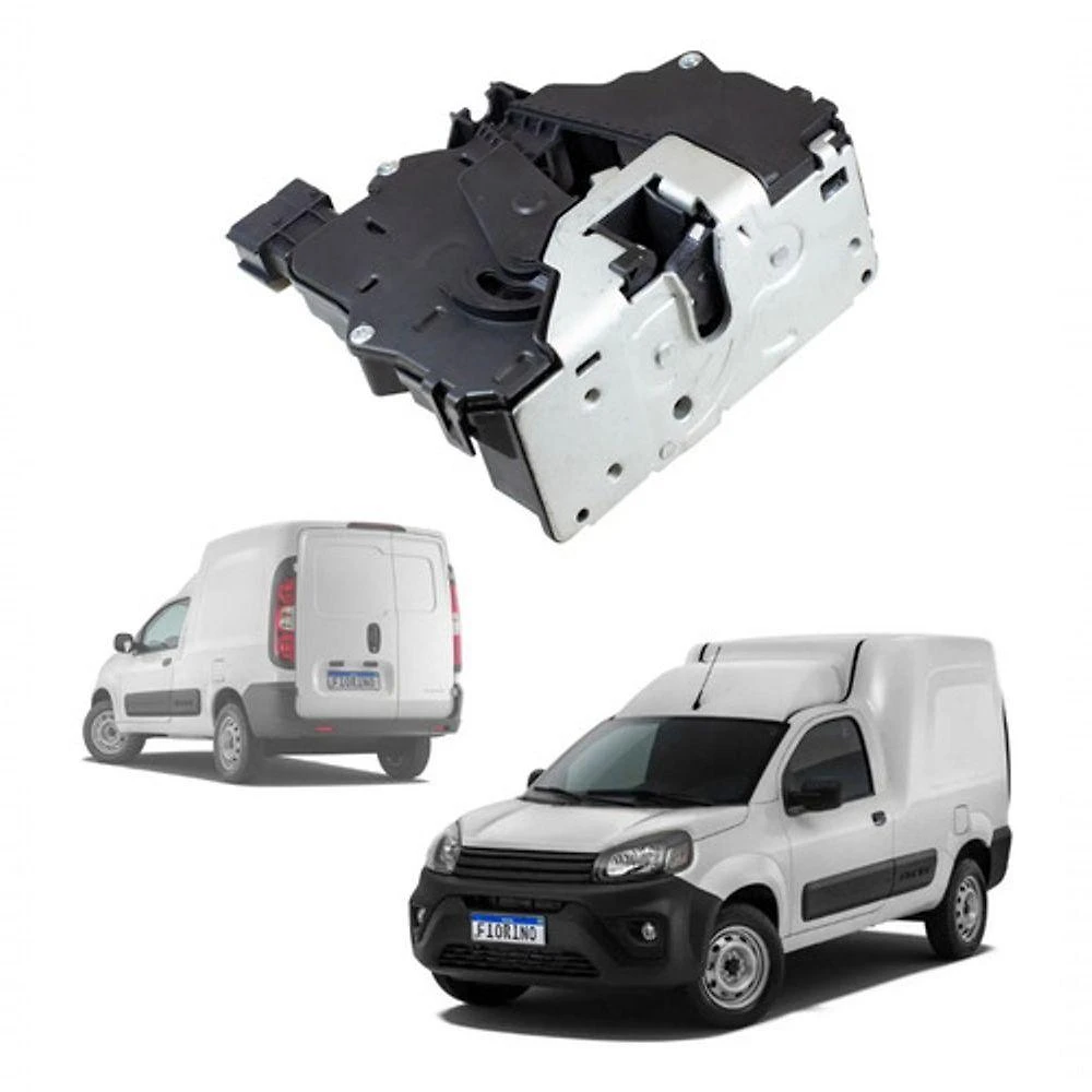 Fechadura Elétrica Interna Porta Baú Modelo F103 para Fiat Fiorino G2 Após 2013 Universal