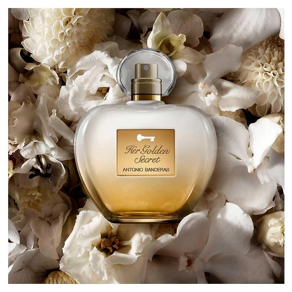 Her golden secret banderas - perfume feminino - eau de toilette 80ml