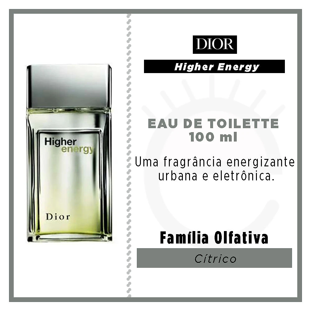 Miniatura Higher Energy Dior - Perfume Masculino - Eau de Toilette 100ml