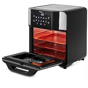Fritadeira Elétrica Air Fryer Oven Philco PAF15A 15L Redstone Preta/Inox 110V
