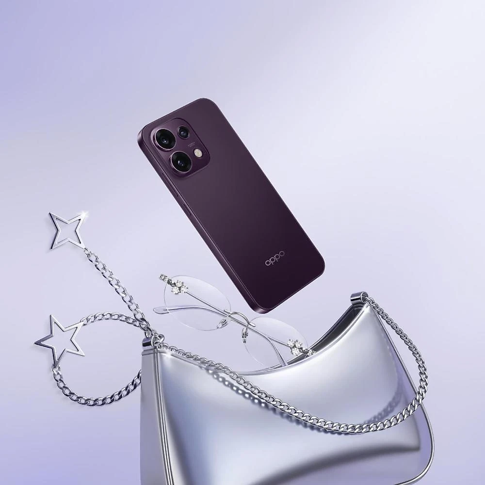Smartphone oppo reno 16f 5g 256gb violeta crepúsculo octa core