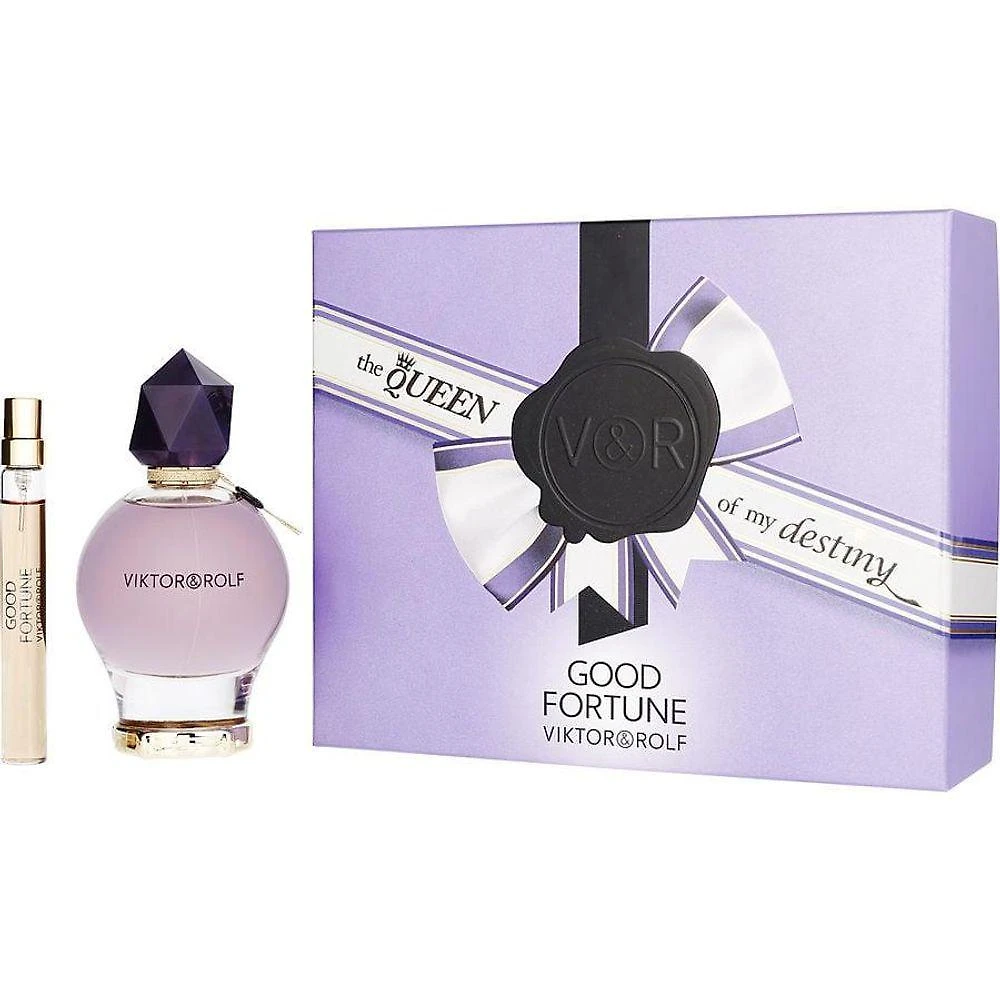 Perfume Feminino Viktor&rolf Good Fortune Edp Spray Recarregável 90 ml 10 Mini