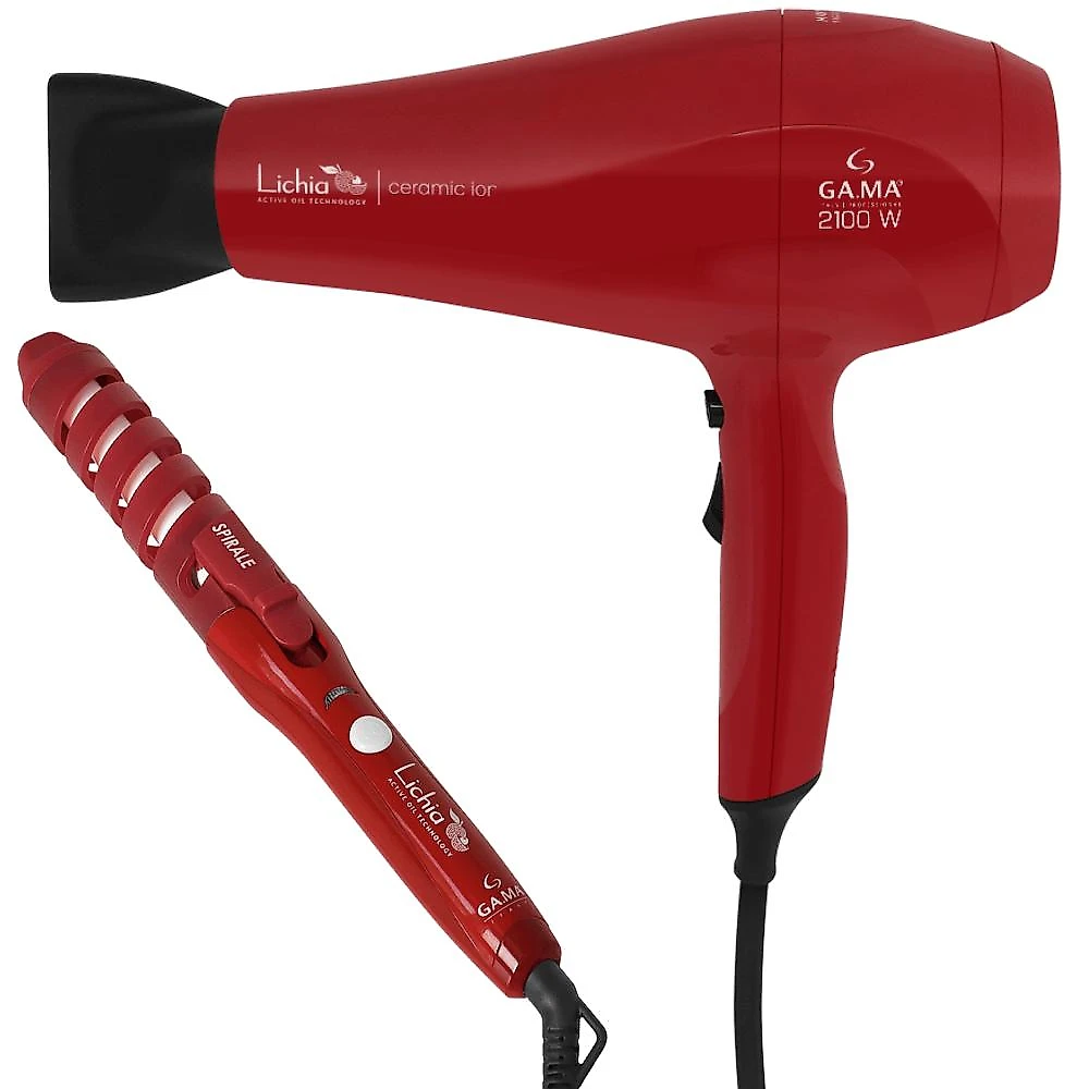 Kit secador lichia e modelador spirale lichia 127v