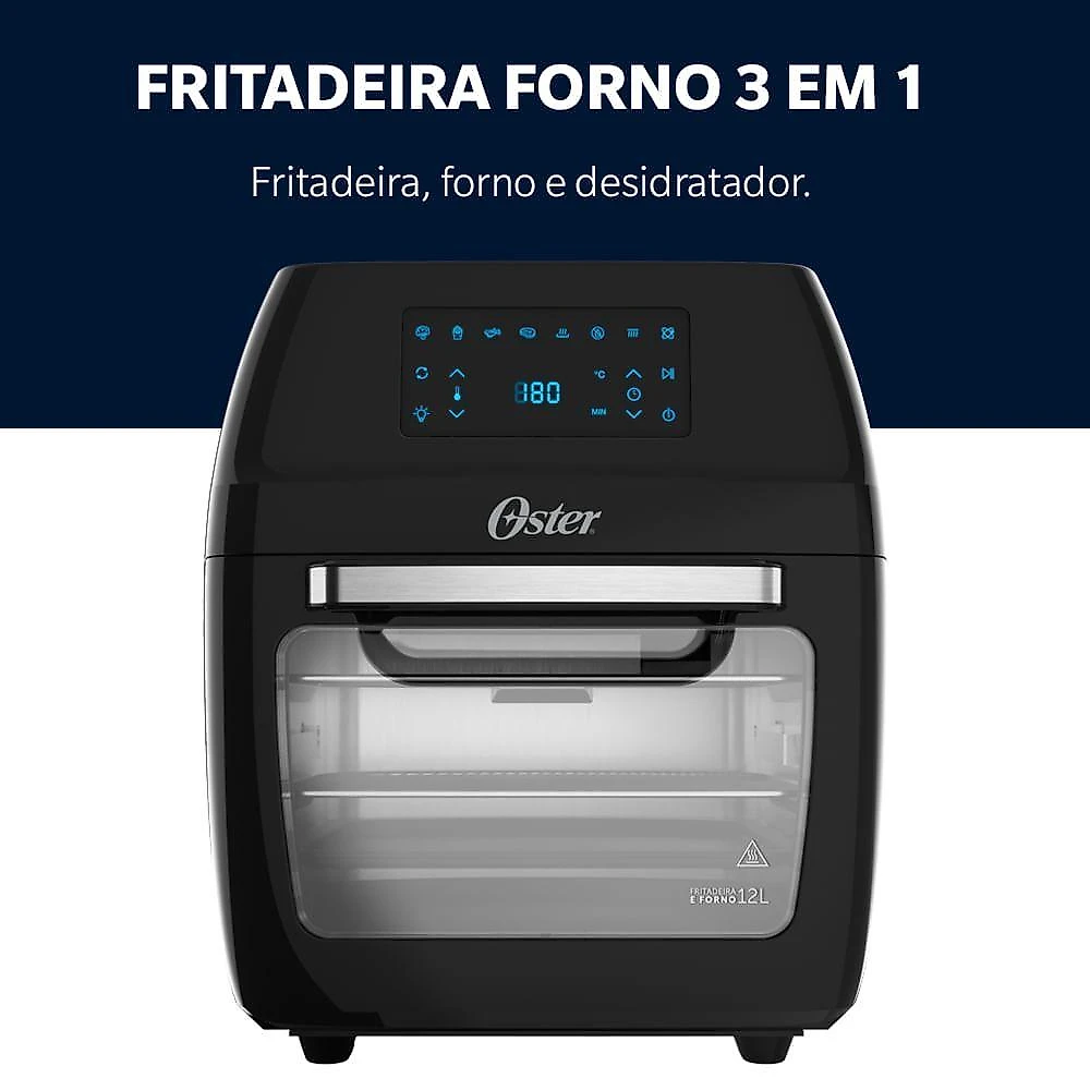 Fritadeira Oster Oven Fryer 12L 3 Em 1 110V
