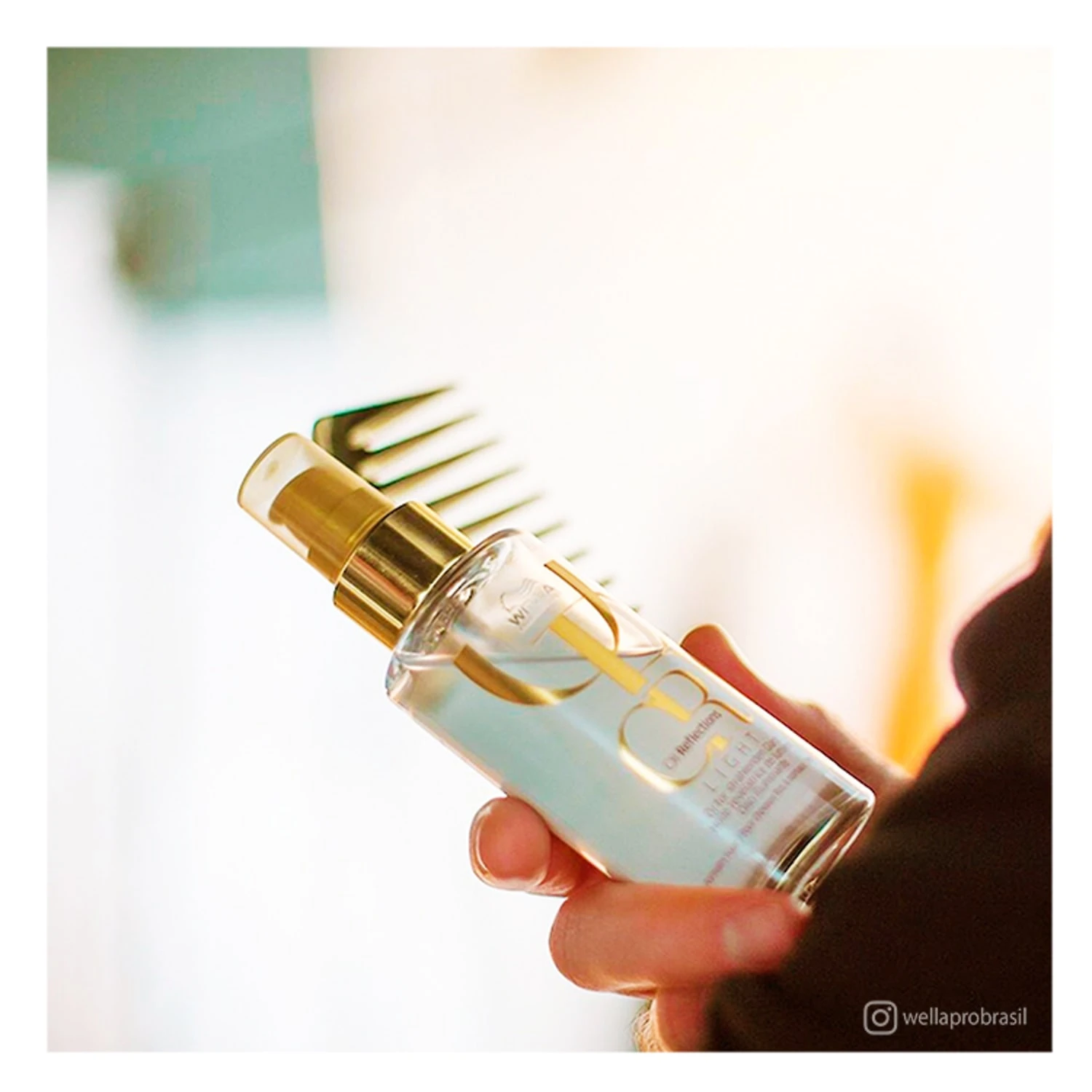 Miniatura Óleo Capilar Wella Oil Reflections Reflective Light 100ml