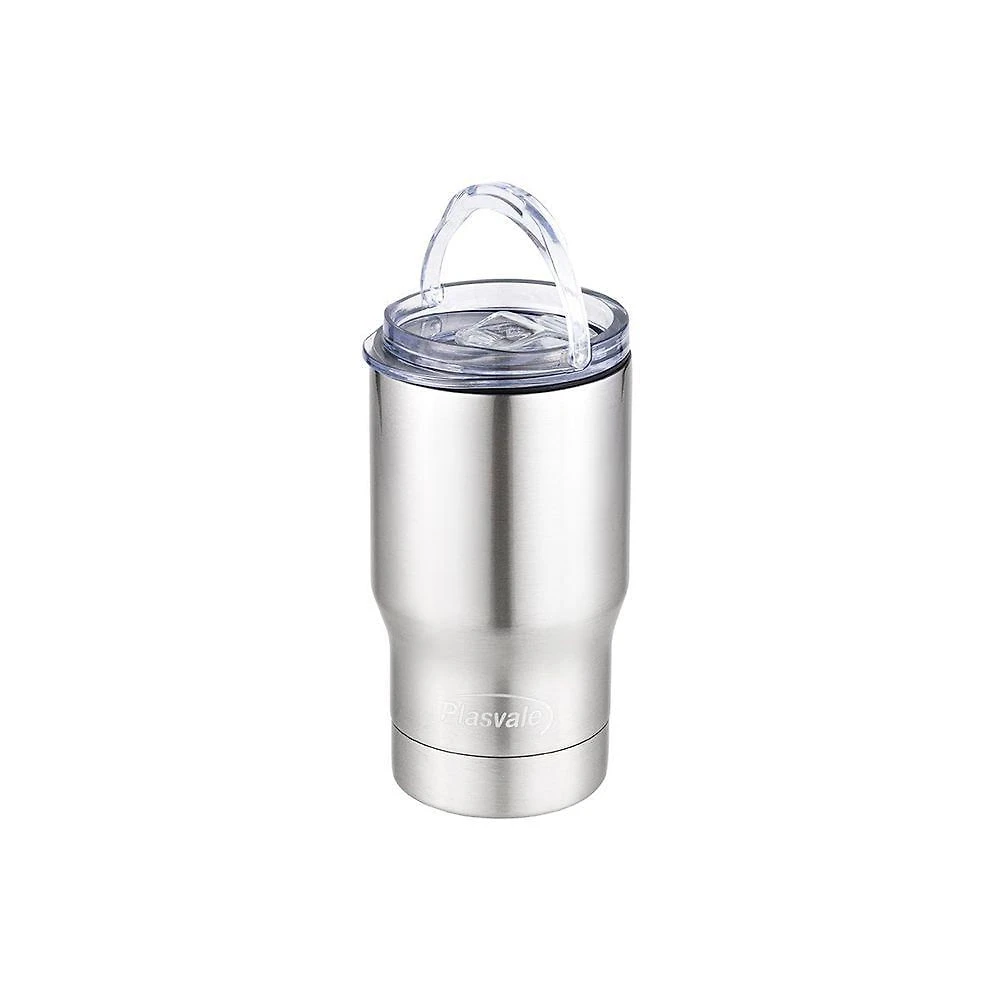 Copo Térmico Com Tampa Porta Latas E Long Neck Cinza