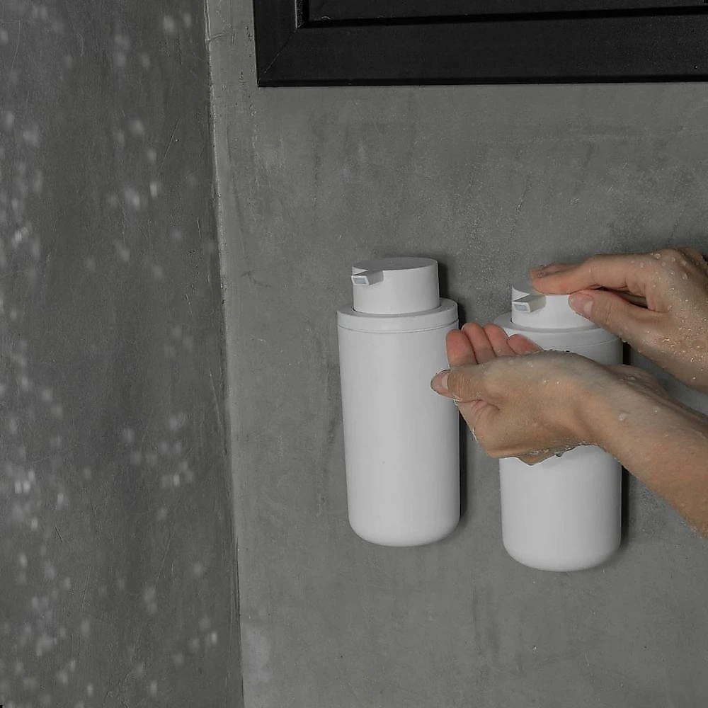 Dispenser de Parede Eleve para Líquidos Plástico Sistema Antivazamento Bege Ou 500ML webcontinental-7899620652019