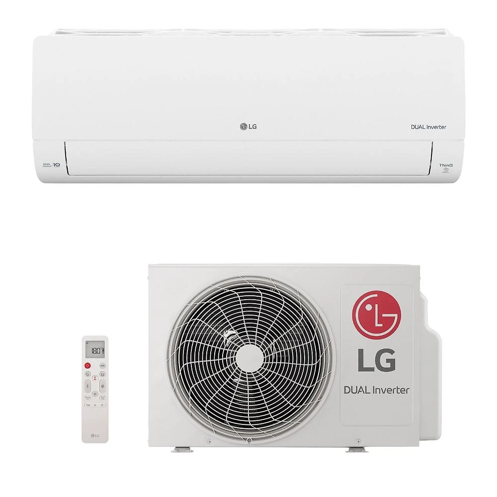 Ar-Condicionado Split Inverter 9000 BTUs LG +AI Dual Inverter Voice Quente e Frio S3-W09AA31E 220V