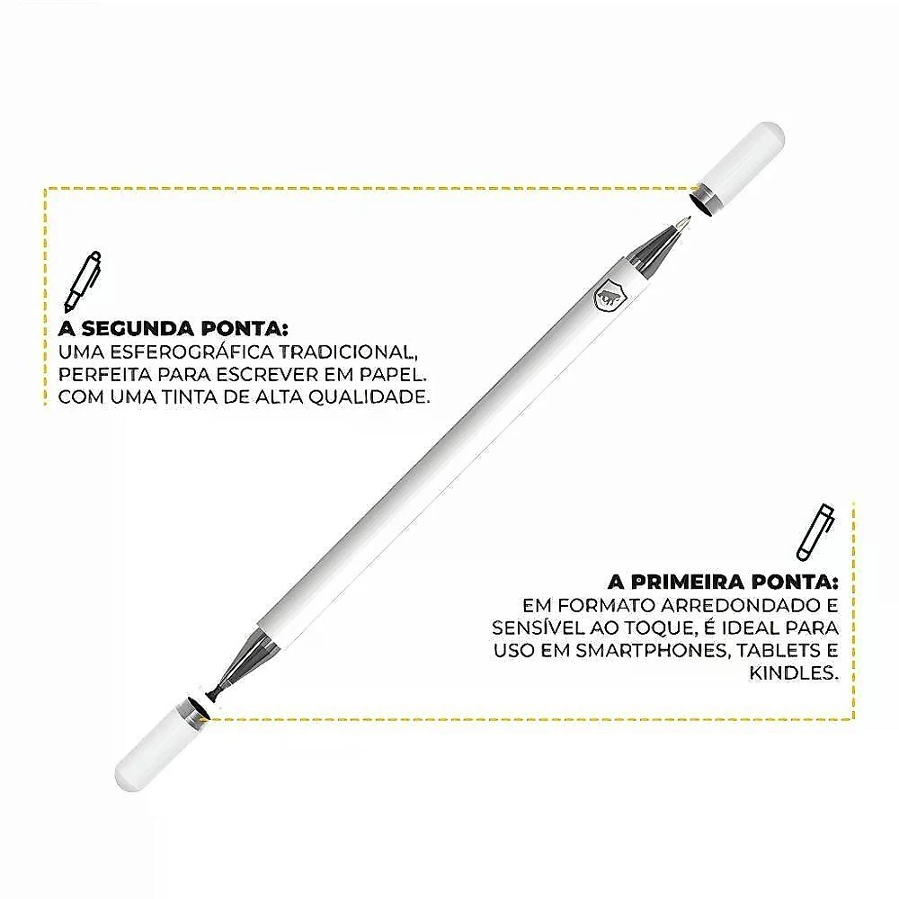 Caneta Dinamic Para Ipad 8ª Geração - Touch E Esferográfica - Gshield